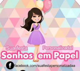 Sonhos em Papel - Uma loja cheia de mimos para sua festa ficar ainda mais linda !!!