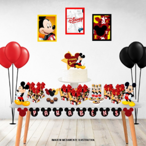 Kit mesa completa G Mickey - R$ 99,80