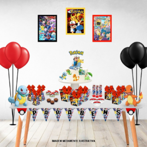 Kit mesa completa G Pokemon - R$ 99,80