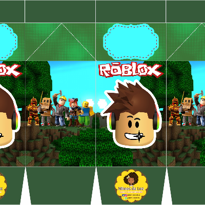 Kit Digital Roblox - Imagens png e papel digital