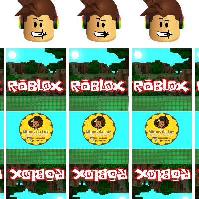 Kit Digital Roblox - Imagens png e papel digital